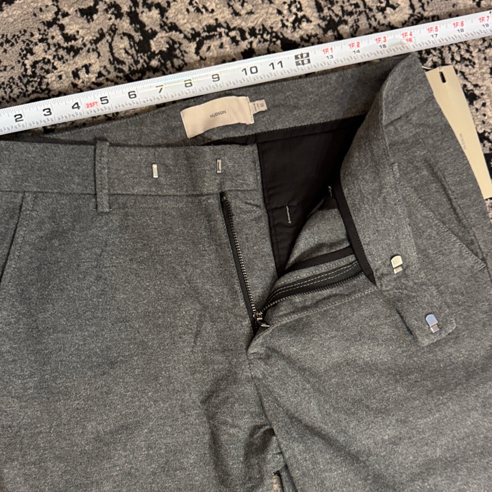 Men's Gray Slim Fit chinos - Picture 3 of 10